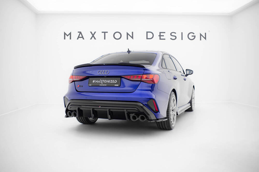 Seitliche Heck Diffusor Erweiterung V.3 für Audi S3 Limousine 8Y Facelift von Maxton Design