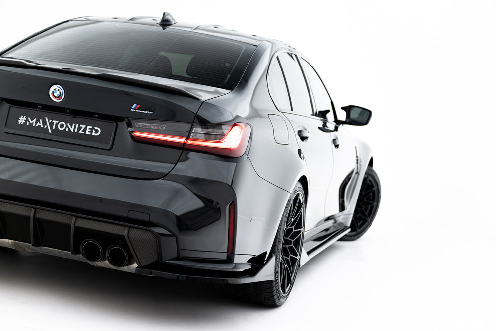 Seitliche Heck Diffusor Erweiterung V.5 für BMW M3 G80 / G81 von Maxton Design