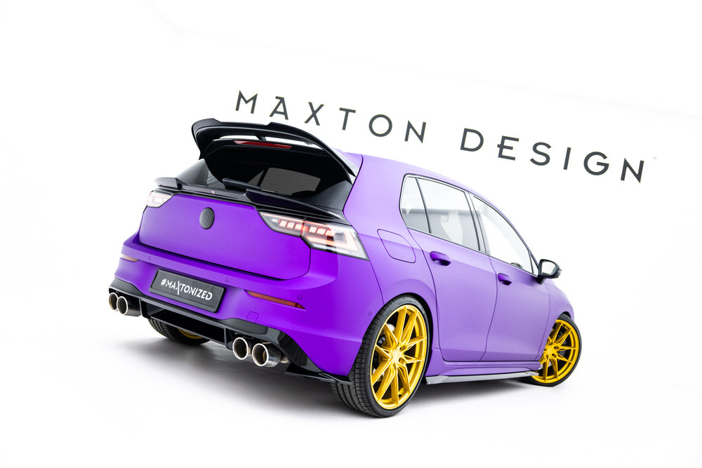 Seitliche Heckdiffusor Erweiterung V.8 für VW Golf R Mk8 / Mk8 Facelift von Maxton Design