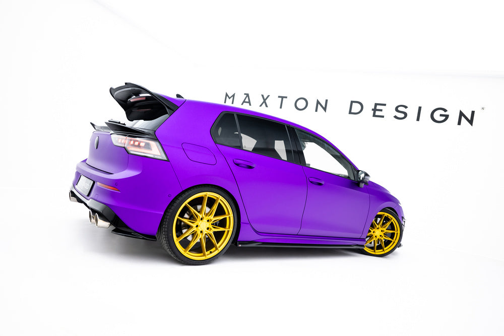 Seitliche Heckdiffusor Erweiterung V.8 für VW Golf R Mk8 / Mk8 Facelift von Maxton Design