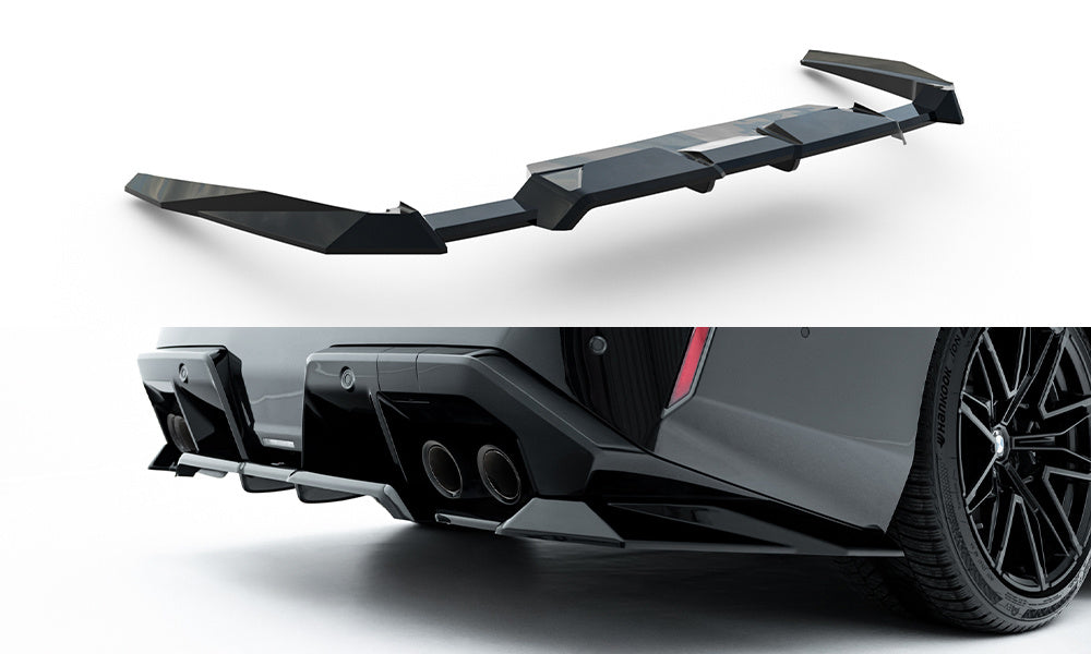 Heck Diffusor Erweiterung für BMW M5 Limousine G90 von Maxton Design