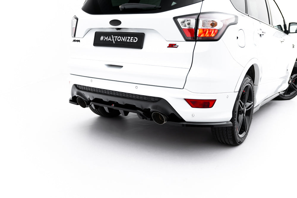 Zentraler Hinterer Splitter für Ford Kuga ST-Line Mk2 Facelift von Maxton Design