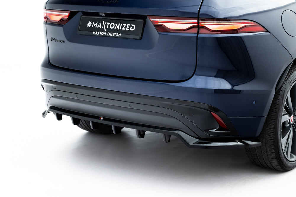 Zentraler Hinterer Splitter für Jaguar F-Pace R-Sport Mk1 Facelift von Maxton Design