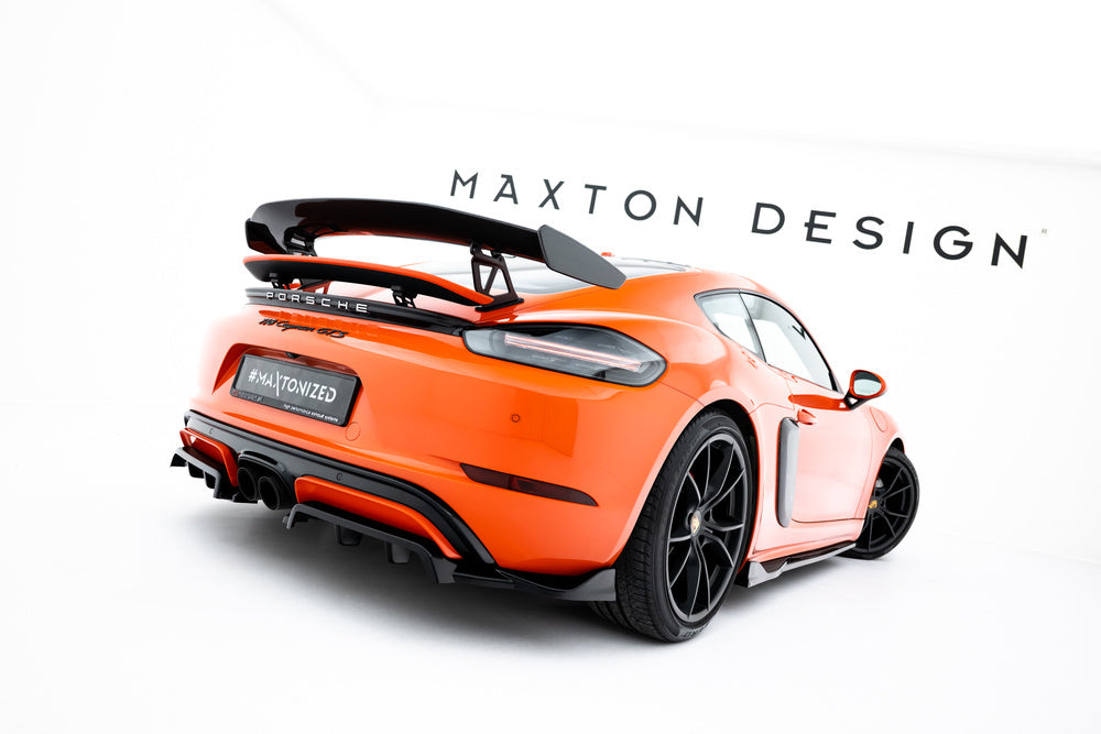 Seitliche Heckdiffusor Erweiterung für Porsche 718 Cayman GTS 982c von Maxton Design