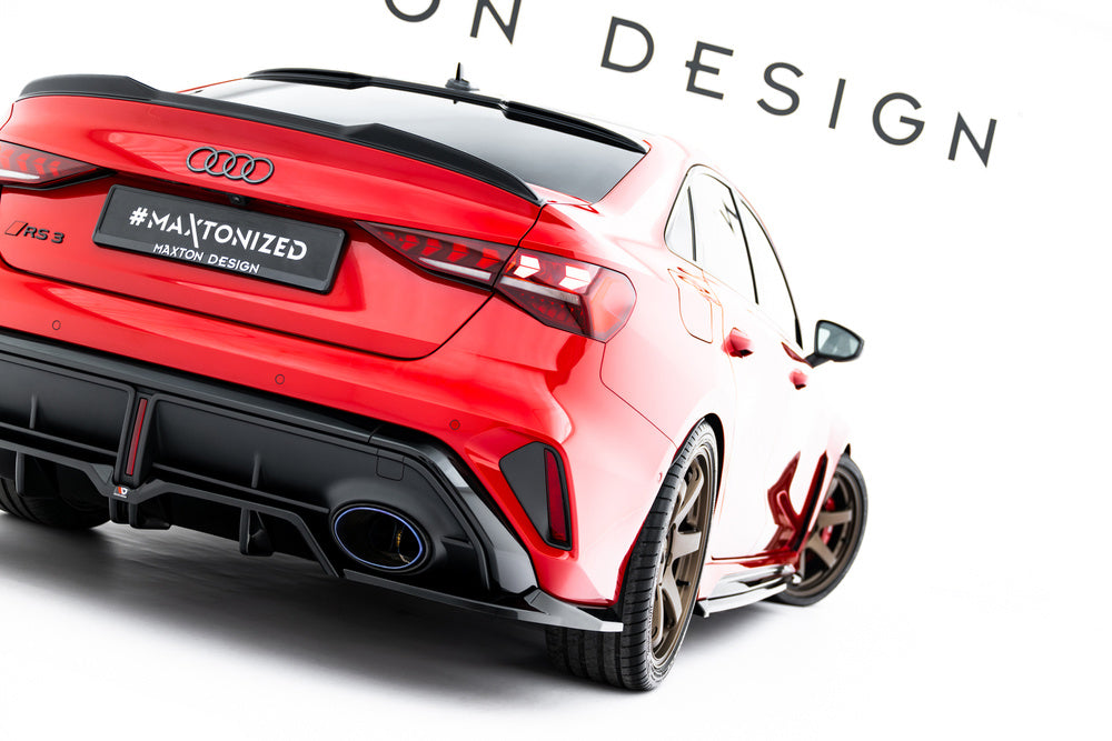 Zentraler Hinterer Splitter für Audi RS3 8Y Limousine Facelift von Maxton Design