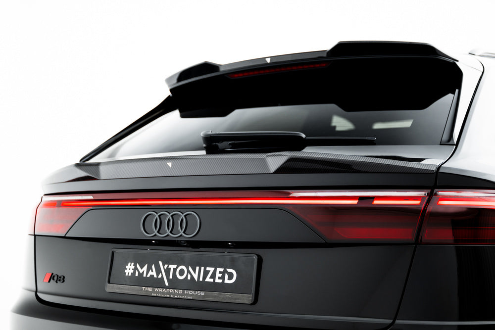 Carbon Spoiler Cap unter Heckscheibe für Audi SQ8 / Q8 S-Line Mk1 Facelift von Maxton Design