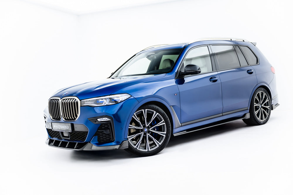 Carbon Seitenschweller Erweiterung für BMW X7 M-Paket G07 von Maxton Design