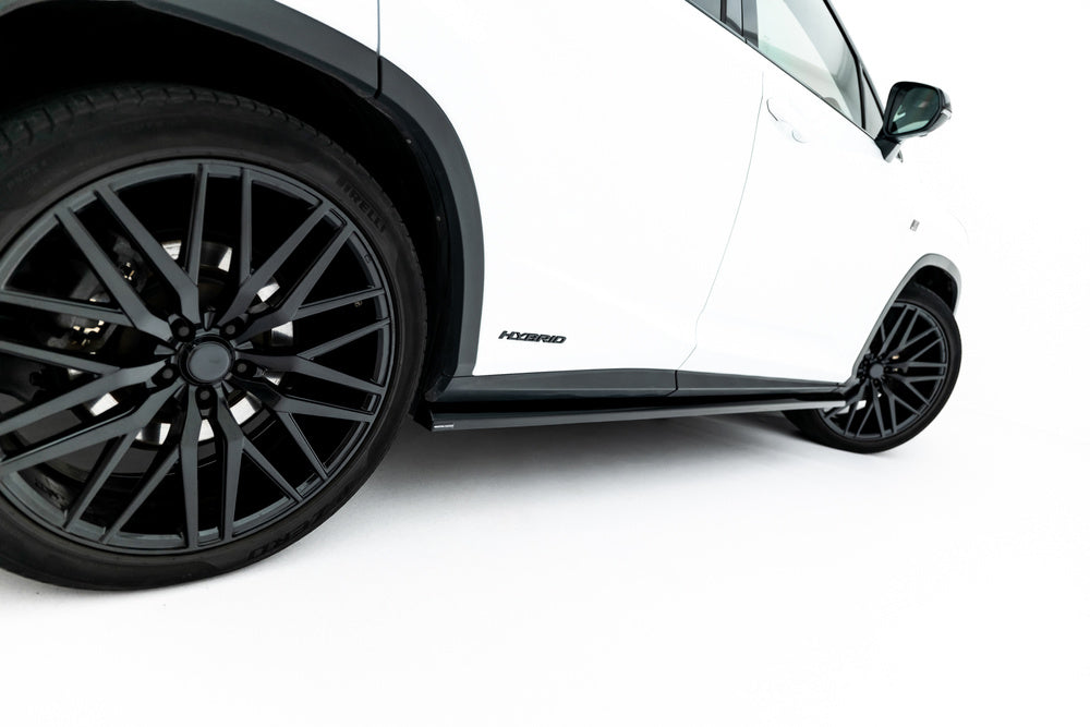 Seitenschweller Erweiterung für Lexus RX F-Sport Mk4 Facelift (Version ohne OEM-Trittbretter) von Maxton Design