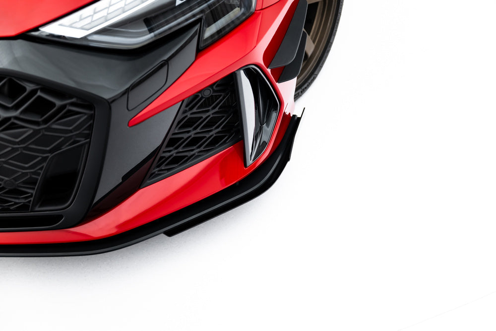 Frontlippe / Frontsplitter / Frontansatz Street Pro mit Flaps für Audi RS3 8Y Facelift von Maxton Design