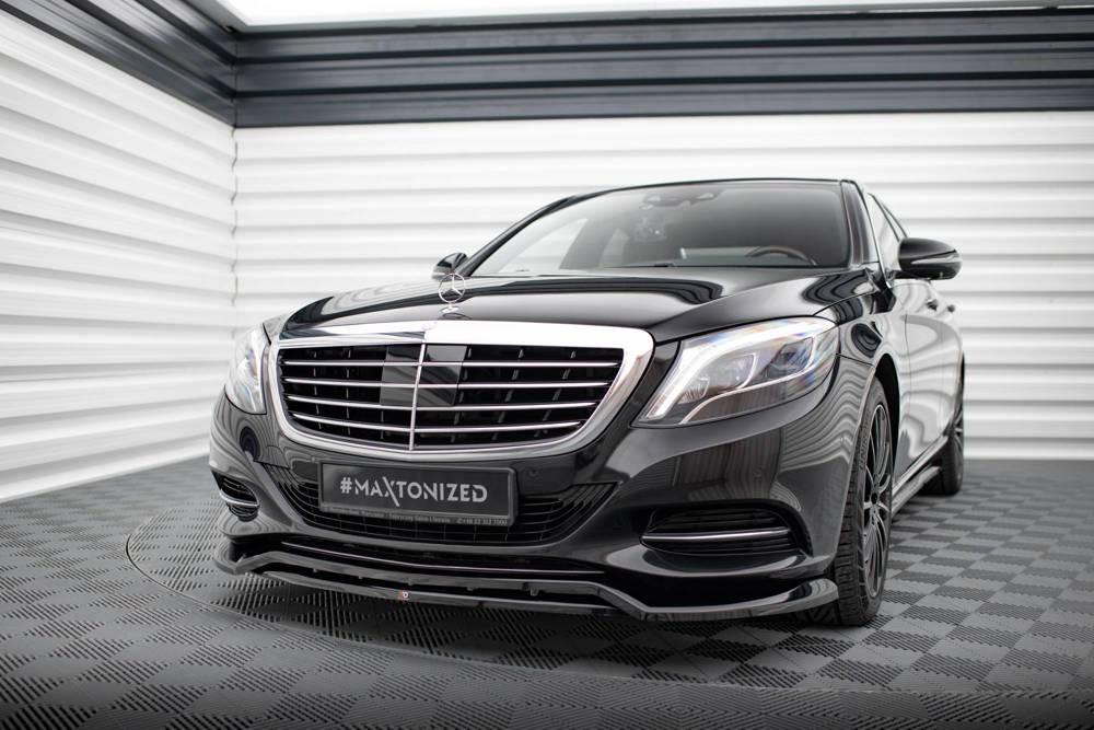 Front Lippe / Front Splitter / Frontansatz für Mercedes-Benz S-Klasse W222 von Maxton Design