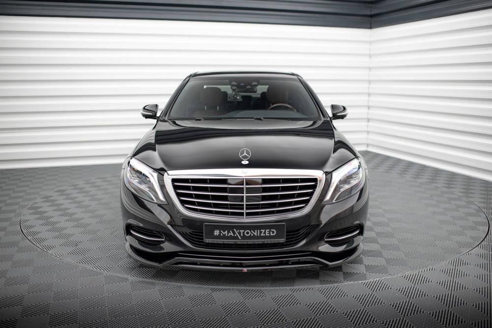 Front Lippe / Front Splitter / Frontansatz für Mercedes-Benz S-Klasse W222 von Maxton Design