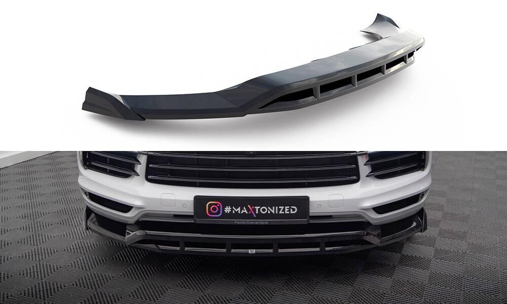 Front Lippe / Front Splitter / Frontansatz für Porsche Cayenne Coupe 9Y von Maxton Design