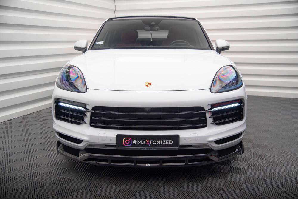 Front Lippe / Front Splitter / Frontansatz für Porsche Cayenne Coupe 9Y von Maxton Design