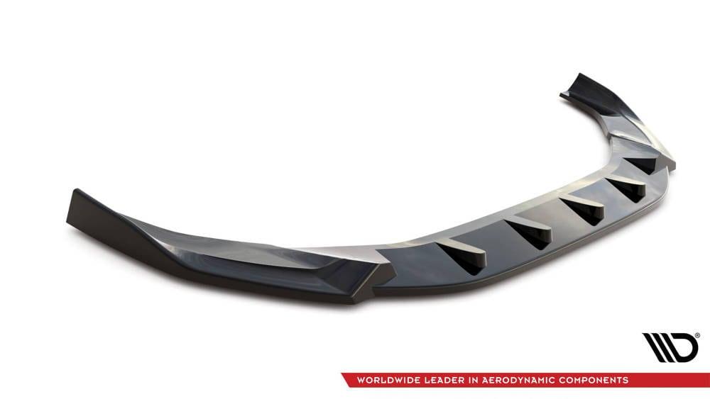 Front Lippe / Front Splitter / Frontansatz V.1 für Audi A4 B9 S-Line Facelift von Maxton Design