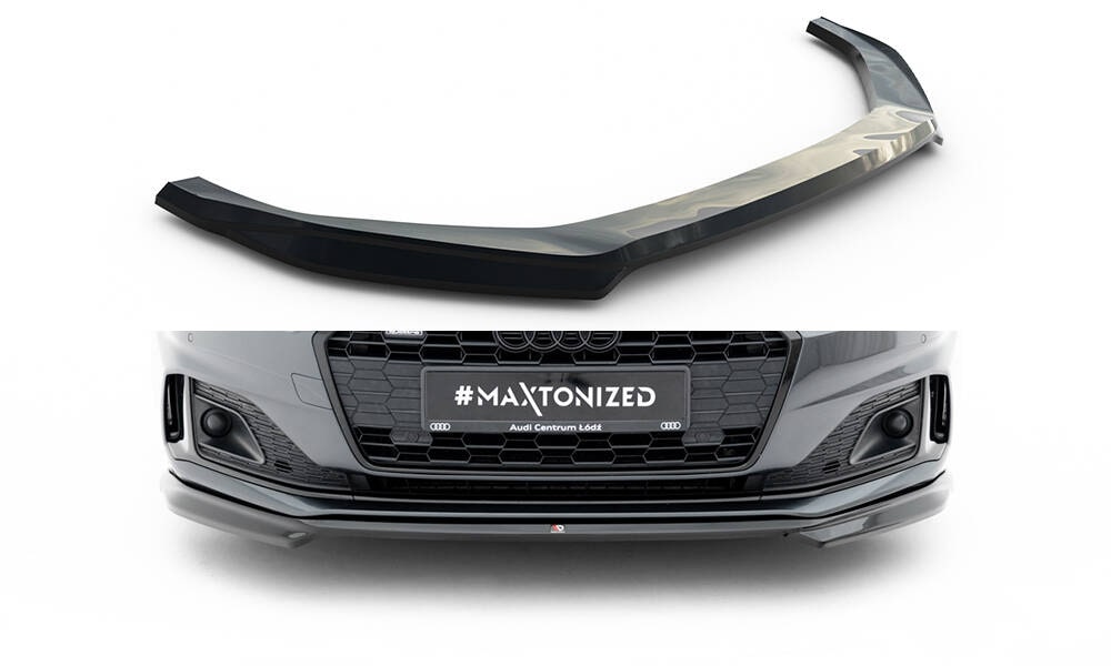Front Lippe / Front Splitter / Frontansatz V.3 für Audi TTS / TT S-Line 8J Facelift von Maxton Design