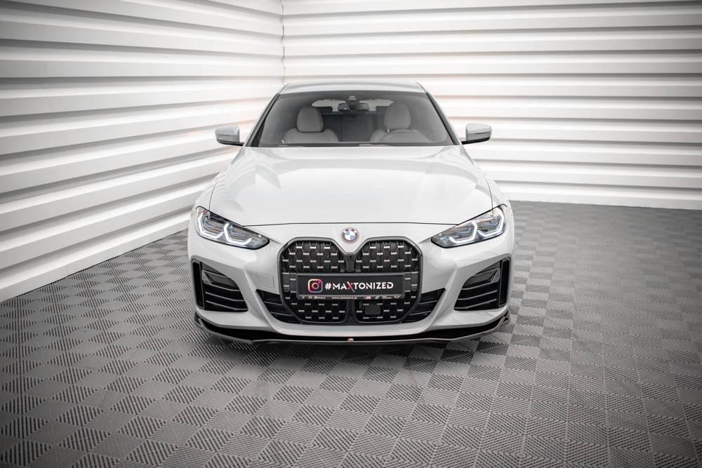 Front Lippe / Front Splitter / Frontansatz für BMW 4er Gran Coupe M-Paket G26 von Maxton Design