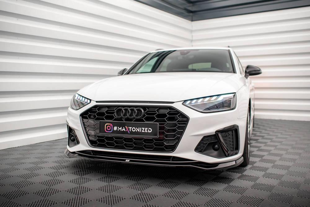 Front Lippe / Front Splitter / Frontansatz V.2 für Audi S4 B9 Facelift von Maxton Design