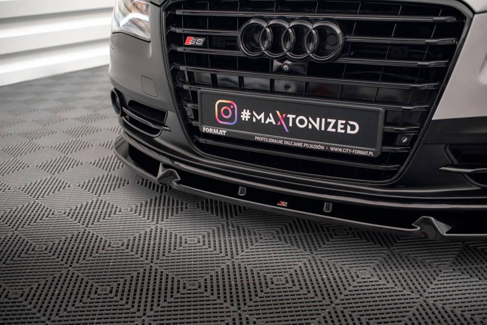 Front Lippe / Front Splitter / Frontansatz V.2 für Audi S8 4H von Maxton Design