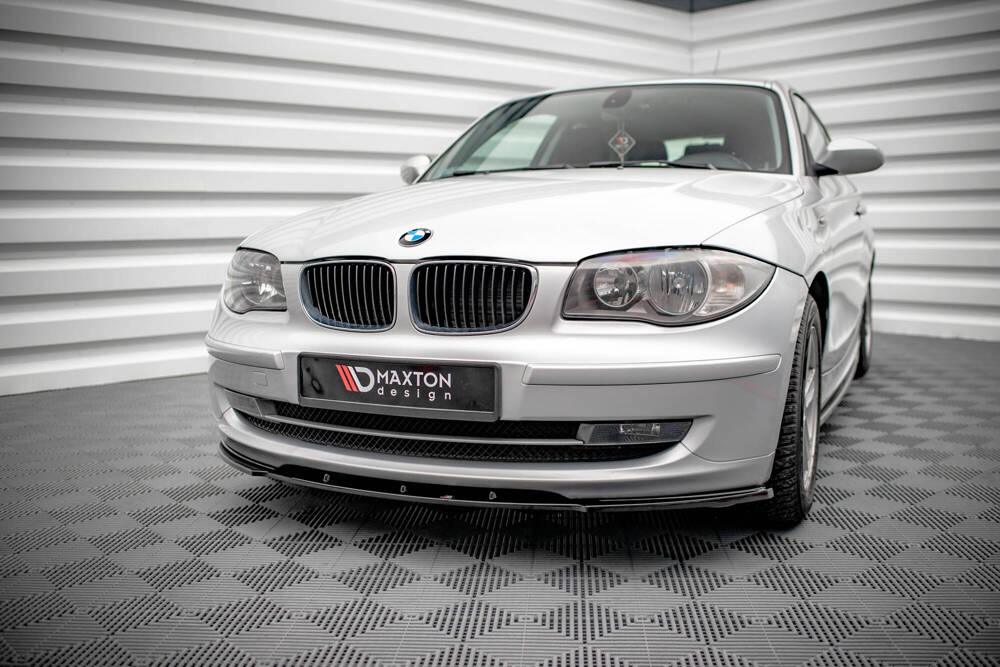 Front Lippe / Front Splitter / Frontansatz V.2 für BMW 1er E81 Facelift von Maxton Design