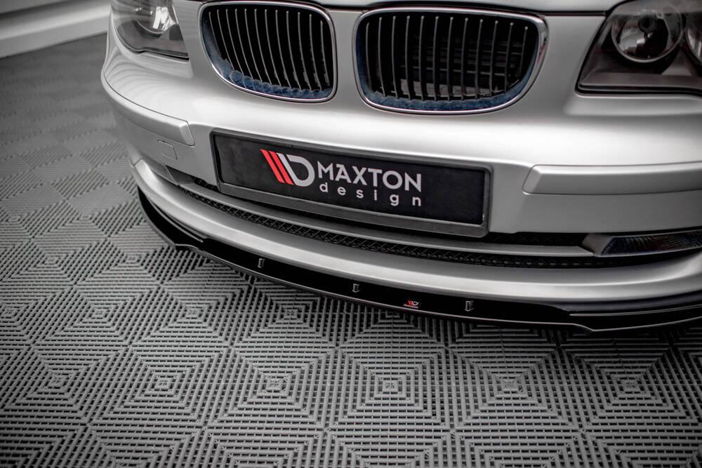 Front Lippe / Front Splitter / Frontansatz V.2 für BMW 1er E81 Facelift von Maxton Design