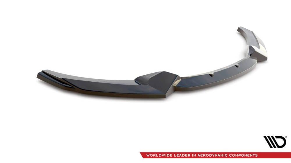 Front Lippe / Front Splitter / Frontansatz V.2 für BMW 2er F22 M-Paket von Maxton Design
