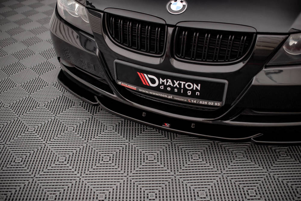 Front Lippe / Front Splitter / Frontansatz V.2 für BMW 3 E90 / E91 von Maxton Design