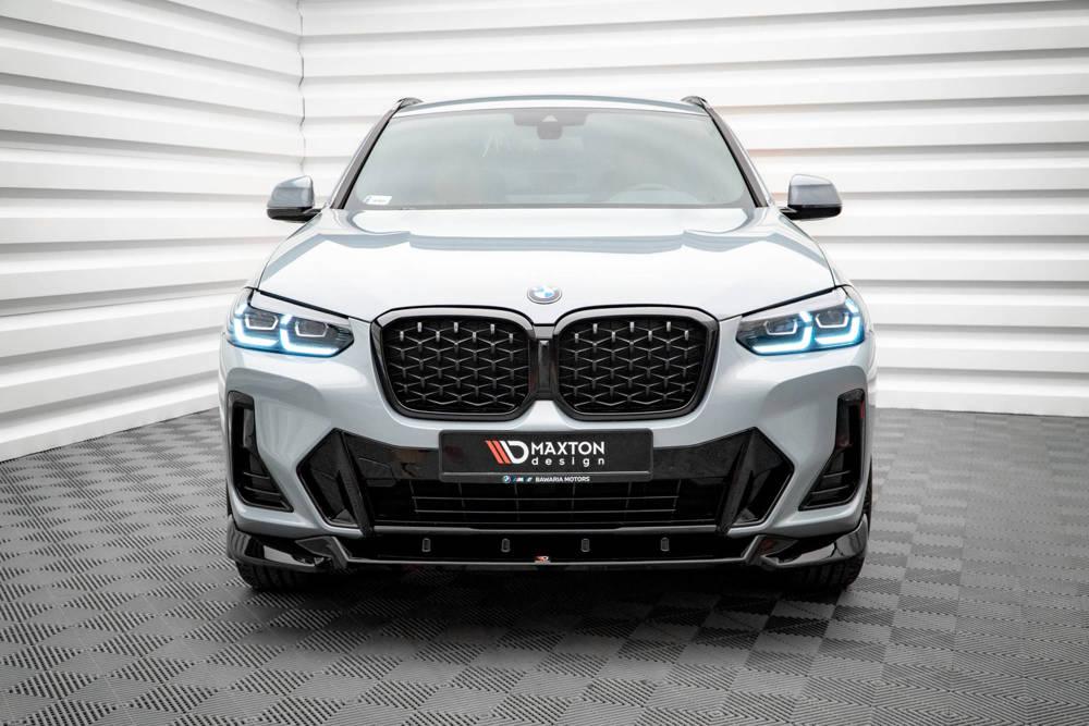 Front Splitter / Cup Schwert / Frontansatz V.2 für BMW X4 G02 Facelift M-Paket von Maxton Design