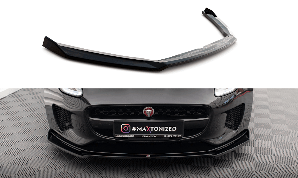 Front Lippe / Front Splitter / Frontansatz V.2 für Jaguar F-Type X152 Facelift von Maxton Design