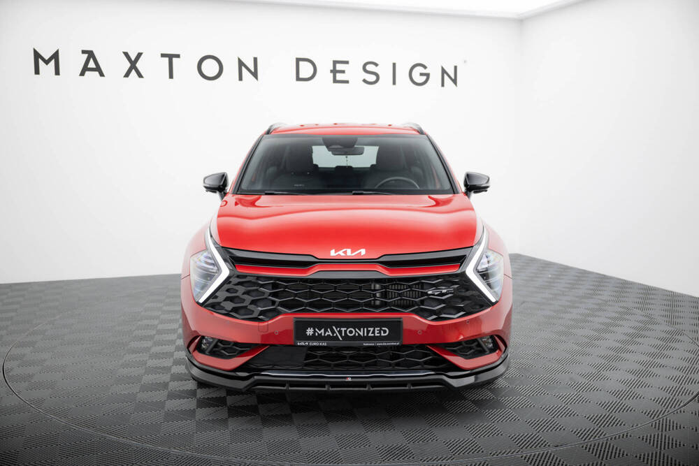 Front Lippe / Front Splitter / Frontansatz V.2 für Kia Sportage GT-Line (NQ5) von Maxton Design