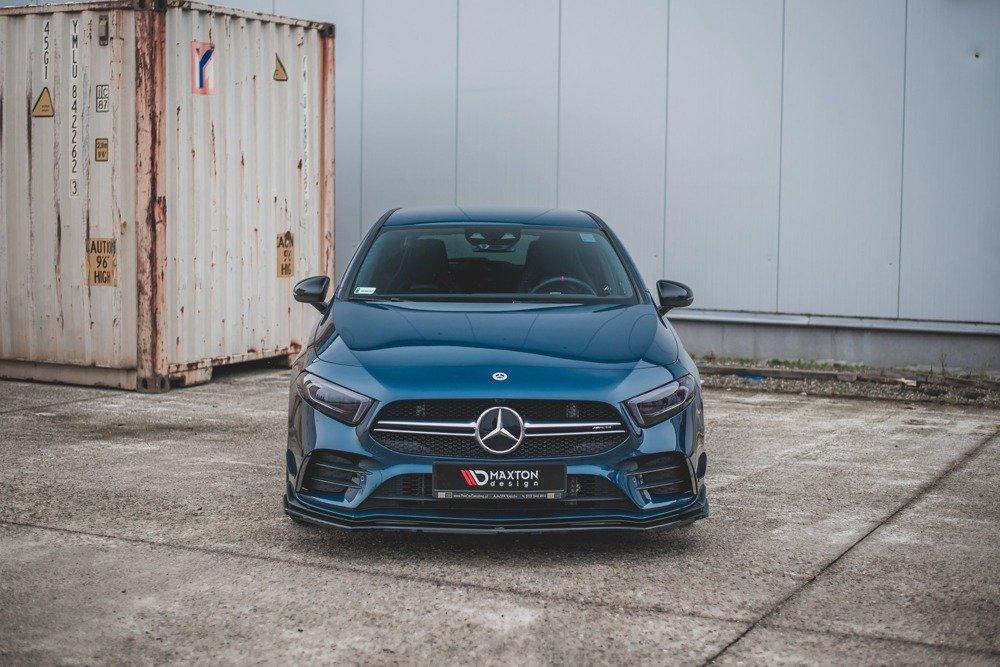 Front lip / front splitter / front apron V.2 Mercedes A35 AMG W177 by Maxton Design