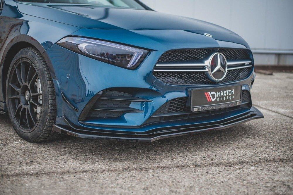 Front lip / front splitter / front apron V.2 Mercedes A35 AMG W177 by Maxton Design