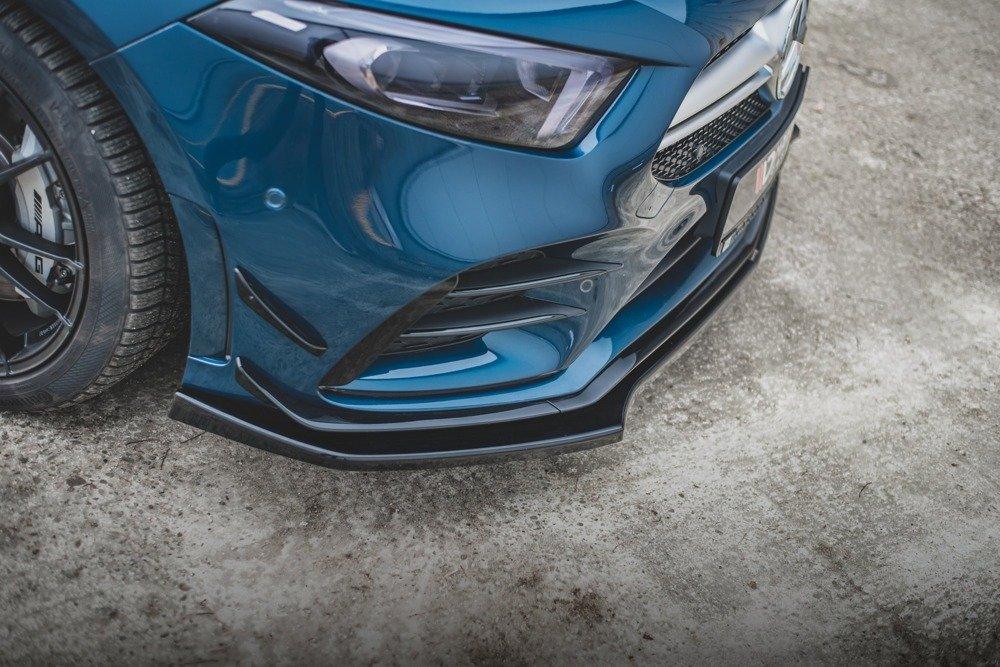 Front lip / front splitter / front apron V.2 Mercedes A35 AMG W177 by Maxton Design