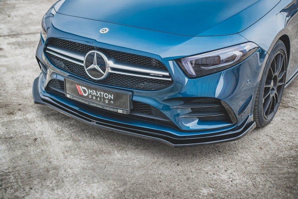 Front lip / front splitter / front apron V.2 Mercedes A35 AMG W177 by Maxton Design