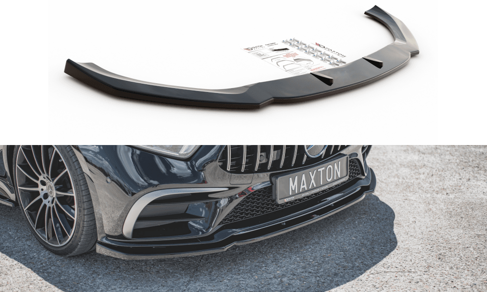 Front Lippe / Front Splitter / Frontansatz V.2 für Mercedes-CLS AMG-Line C257 von Maxton Design
