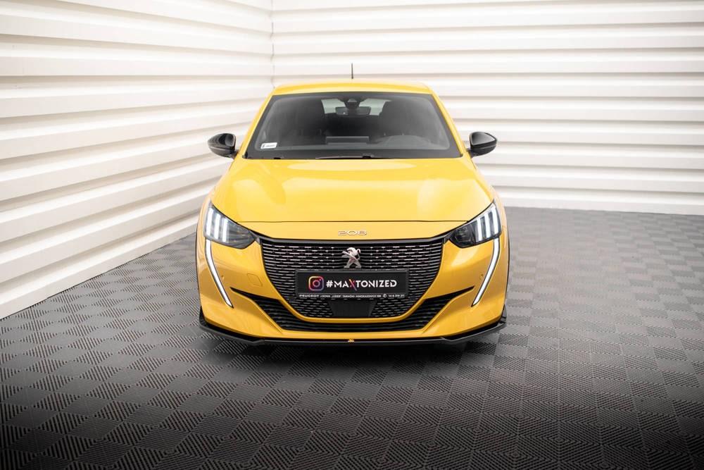 Front Lippe / Front Splitter / Frontansatz V.2 für Peugeot 208 GT MK2 von Maxton Design