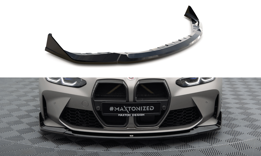 Front Lippe / Front Splitter / Frontansatz V.4 CSL Look für BMW M3 G80 von Maxton Design