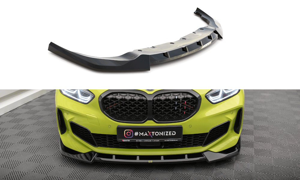 Front Lippe / Front Splitter / Frontansatz V.6 für BMW 1 F40 M-Paket / M135i von Maxton Design