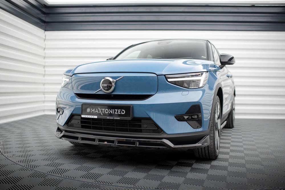 Front Lippe / Front Splitter / Frontansatz für Volvo C40 MK1 von Maxton Design
