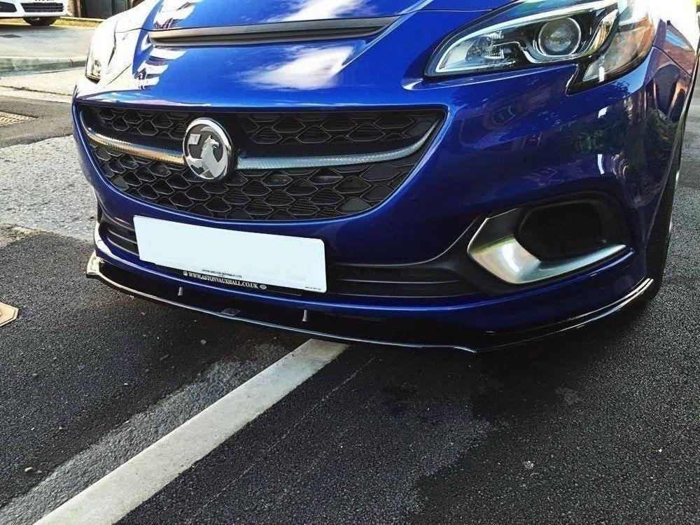 Front Splitter / Cup Schwert / Frontansatz für Opel Corsa E OPC von Maxton Design