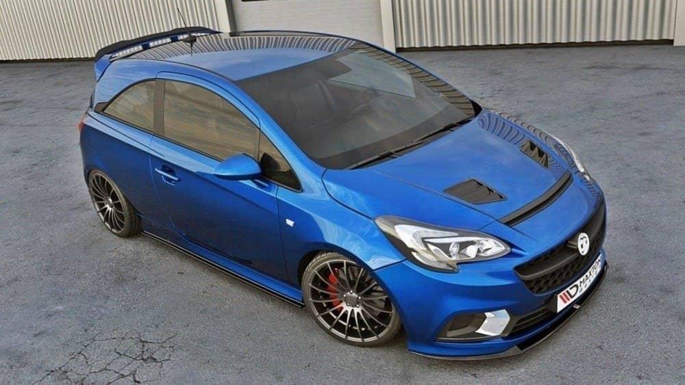 Front Splitter / Cup Schwert / Frontansatz Nürburg für Opel Corsa E OPC von Maxton Design