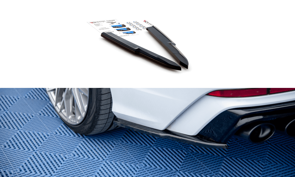 Heck Diffusor Erweiterung für Audi A6 C8 S-Line von Maxton Design