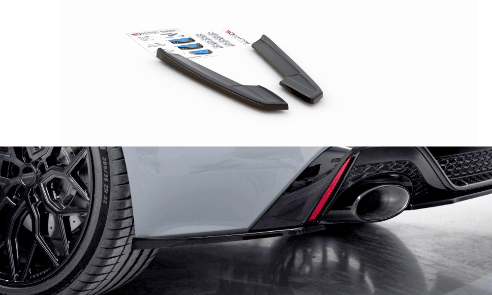 Side rear diffuser extension for Audi RS6 C8 by Maxton Design