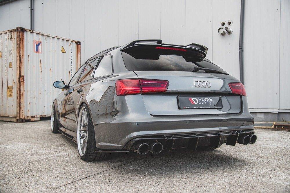Heck Diffusor Erweiterung für Audi A6 / S6 S-Line FL von Maxton Design