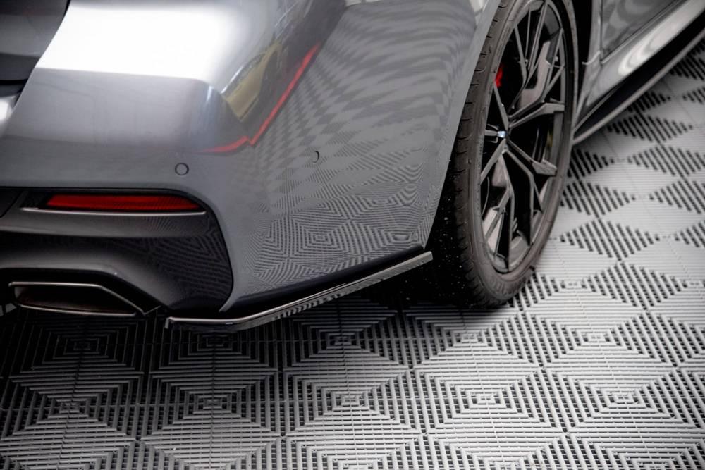 Seitliche Heck Diffusor Erweiterung für BMW 5 G30 Facelift M-Paket von Maxton Design