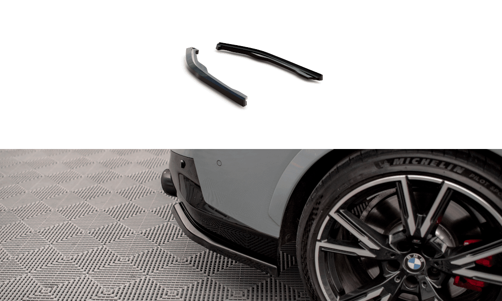 Seitliche Heck Diffusor Erweiterung V.2 für BMW 2 Coupe M240i G42 von Maxton Design