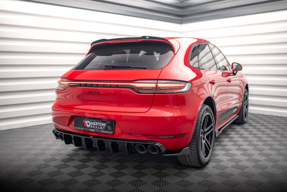 Seitliche Heck Diffusor Erweiterung V.2 für Porsche Macan GTS / Sport Design 95B Facelift von Maxton Design