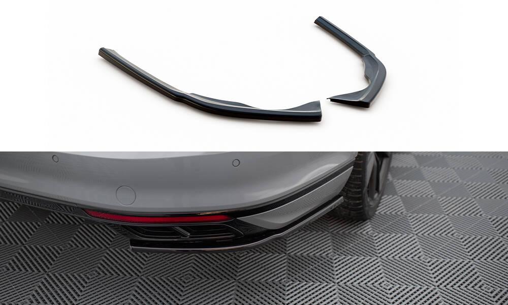 Seitliche Heck Diffusor Erweiterung für VW Passat R-Line B8 Facelift von Maxton Design