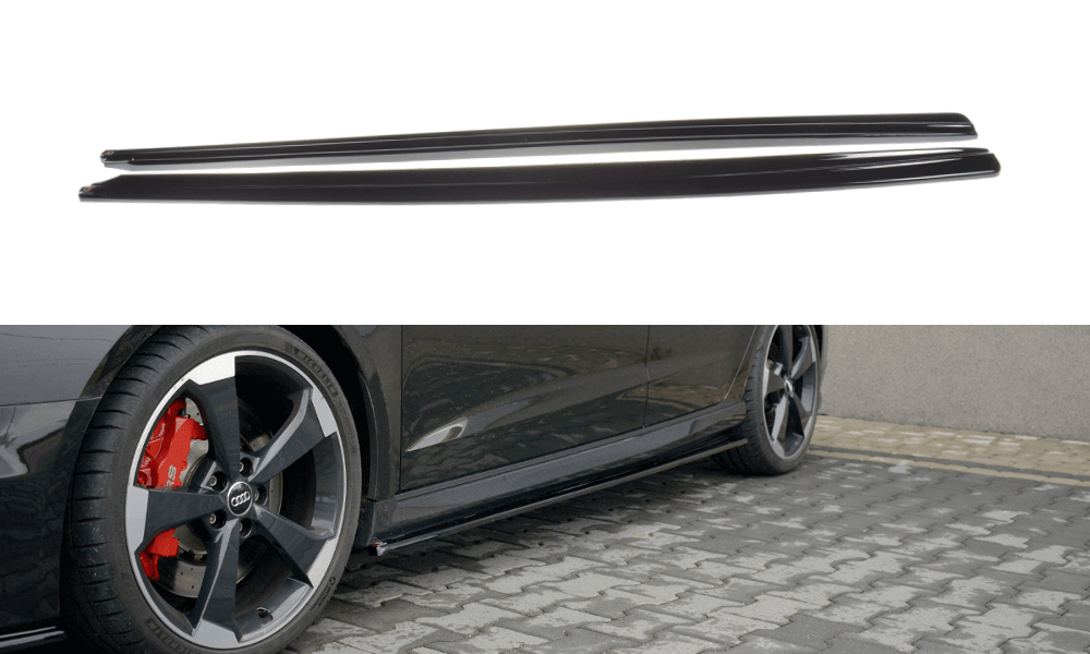 Seitenschweller Erweiterung für Audi RS3 8V FL Sportback von Maxton Design