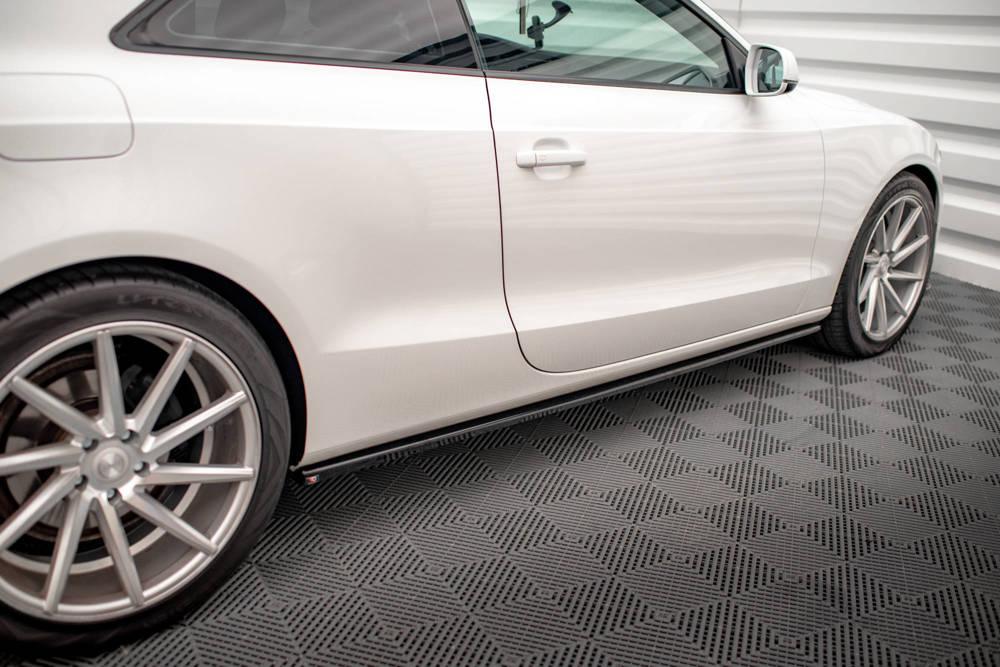 Seitenschweller Erweiterung V.2 für Audi A5 / A5 S-Line / S5 8T Coupe von Maxton Design
