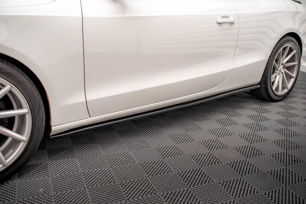 Seitenschweller Erweiterung V.2 für Audi A5 / A5 S-Line / S5 8T Coupe von Maxton Design